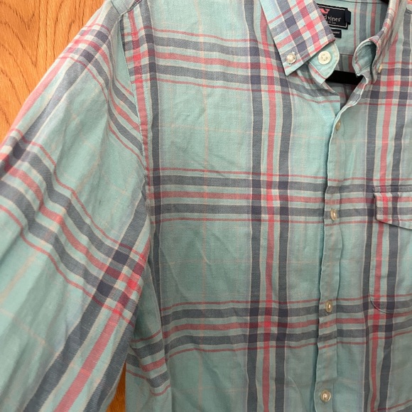 Vineyard vines plaid slim for crosby shirt M - Picture 3 of 7